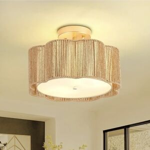 Elegant Tan Ceiling Light Fixture